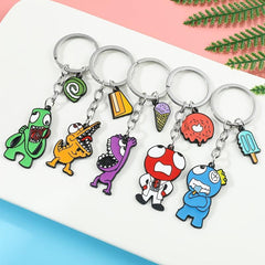 Cartoon Rainbow Keychain Gift For Friends Children Kids Girls Boys