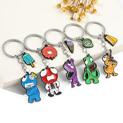 Cartoon Rainbow Keychain Gift For Friends Children Kids Girls Boys
