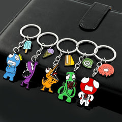 Cartoon Rainbow Keychain Gift For Friends Children Kids Girls Boys