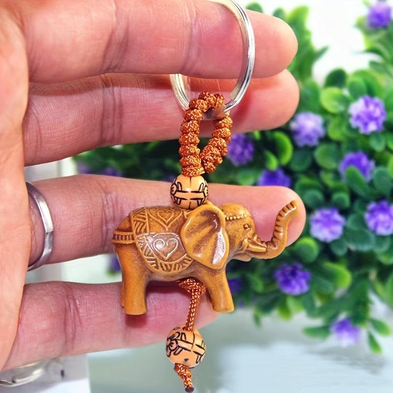 Thai Style Elephant Keychain Cartoon Horse Keychain