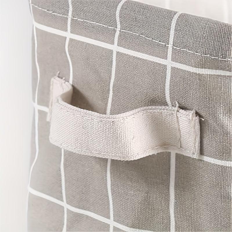 Canvas Desktop Storage Basket Organizer Toiletry Wash Box