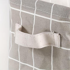 Canvas Desktop Storage Basket Organizer Toiletry Wash Box