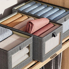 Foldable Storage Box Clothes Container For Wardrobe