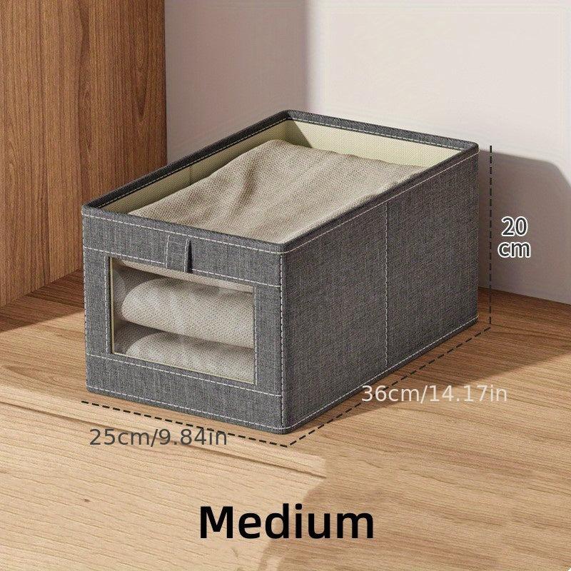 Foldable Storage Box Clothes Container For Wardrobe