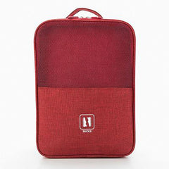 Portable Travel Shoes Storage Bag with Handle Zipper Luggage Packing Bag