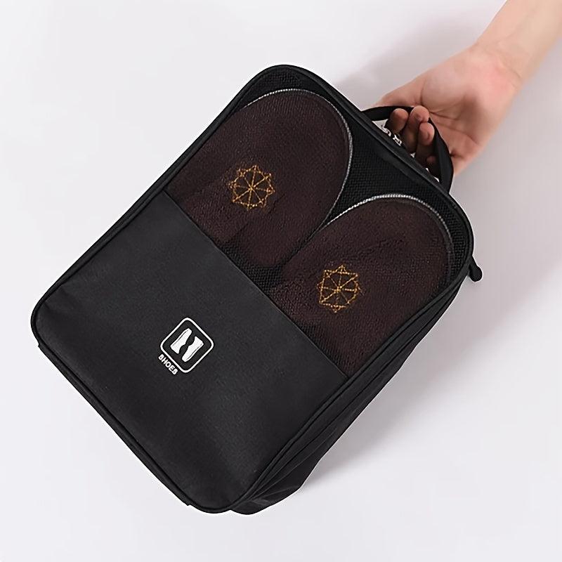 Portable Travel Shoes Storage Bag with Handle Zipper Luggage Packing Bag