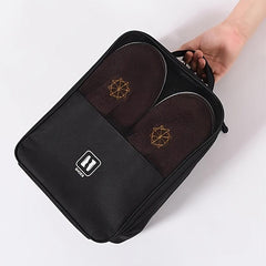 Portable Travel Shoes Storage Bag with Handle Zipper Luggage Packing Bag
