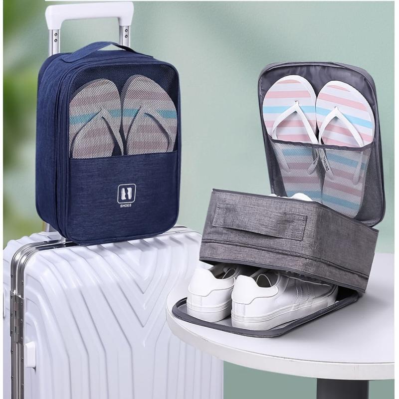 Portable Travel Shoes Storage Bag with Handle Zipper Luggage Packing Bag