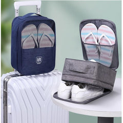 Portable Travel Shoes Storage Bag with Handle Zipper Luggage Packing Bag
