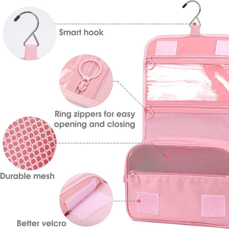 Portable Travel Cosmetic Bag Lightweight Toiletry Wash Bag