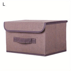 Foldable Clothes Storage Box Dustproof Organzier Container