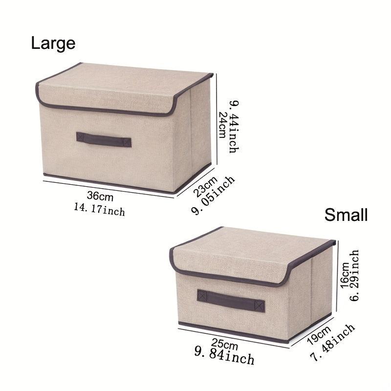 Foldable Clothes Storage Box Dustproof Organzier Container