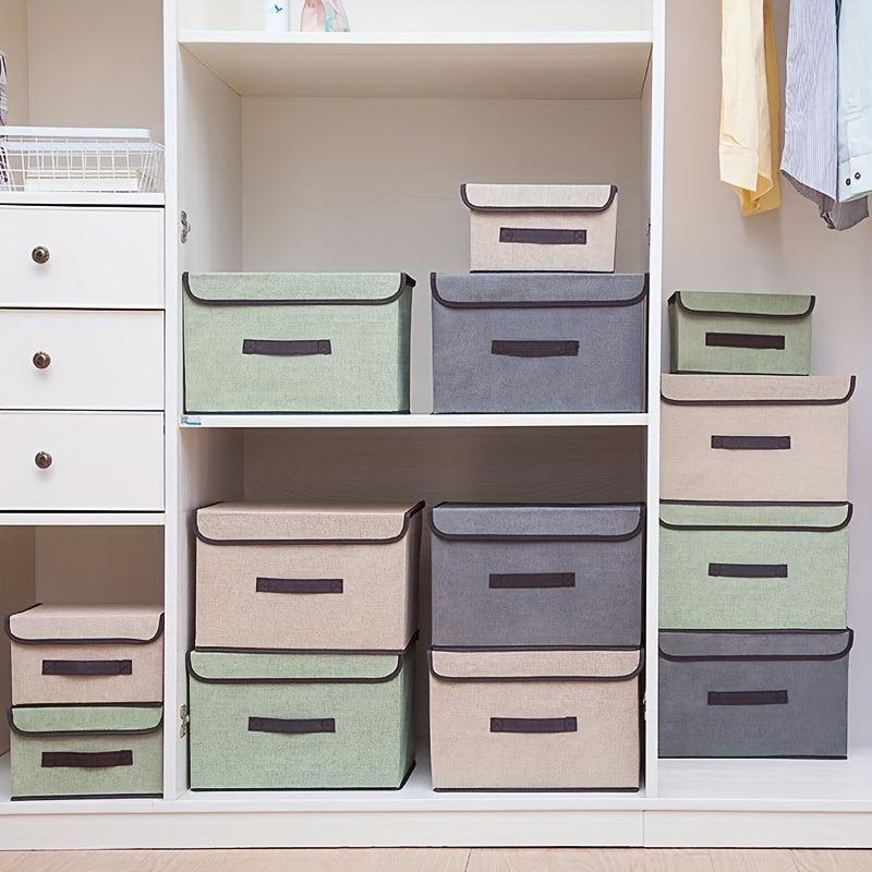 Foldable Clothes Storage Box Dustproof Organzier Container