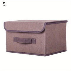 Foldable Clothes Storage Box Dustproof Organzier Container