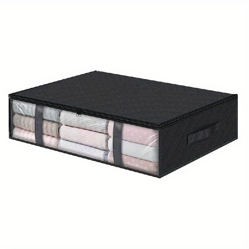 Large Clothes Storage Bag with Zipper & Handle - Space Saver Organizer