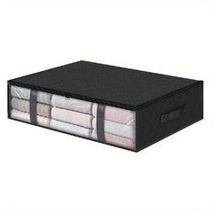 Large Clothes Storage Bag with Zipper & Handle - Space Saver Organizer