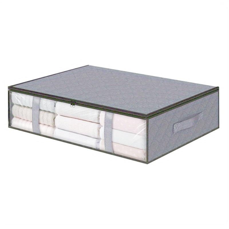 Large Clothes Storage Bag with Zipper & Handle - Space Saver Organizer