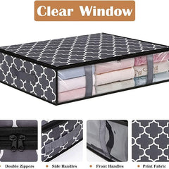 Large Clothes Storage Bag with Zipper & Handle - Space Saver Organizer