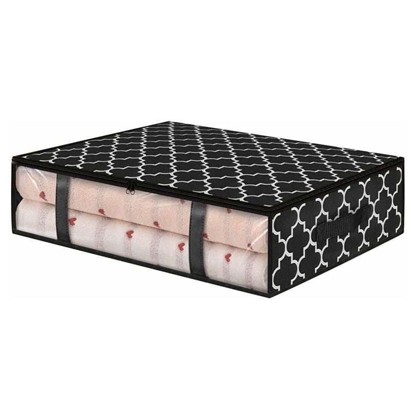 Large Clothes Storage Bag with Zipper & Handle - Space Saver Organizer