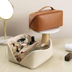 Large Capacity Travel Cosmetic Bag Waterproof Zipper Organizer