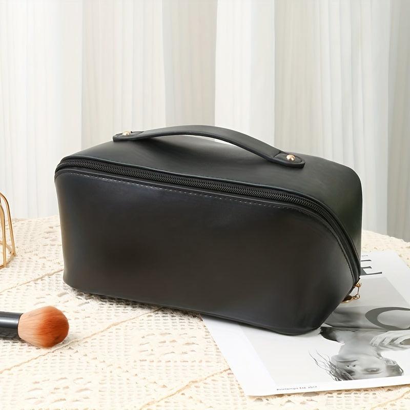 Large Capacity Travel Cosmetic Bag Waterproof Zipper Organizer