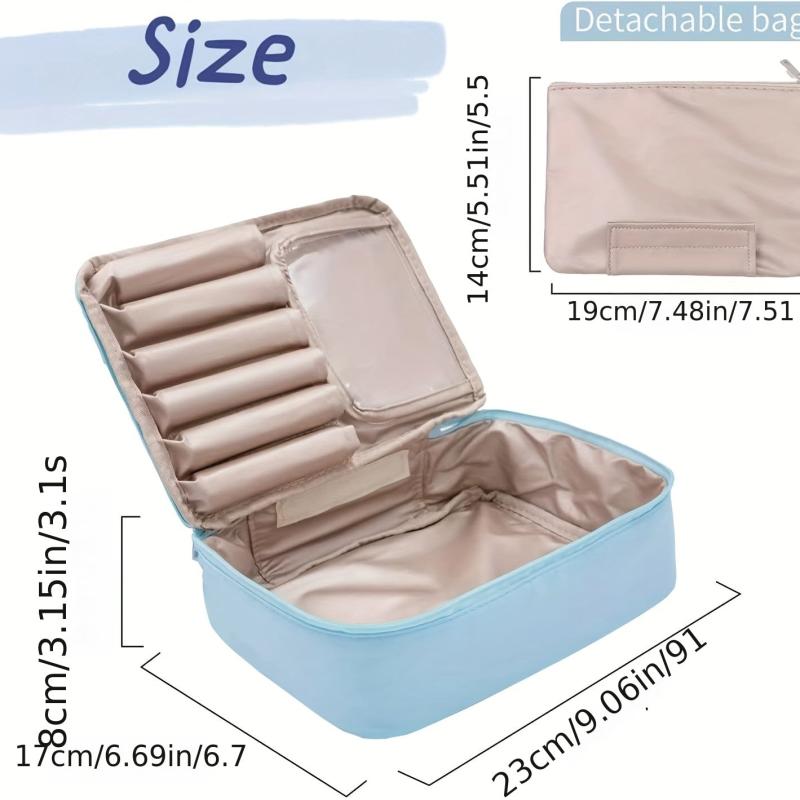 Portable Storage Bag Zipper Makeup Organizer