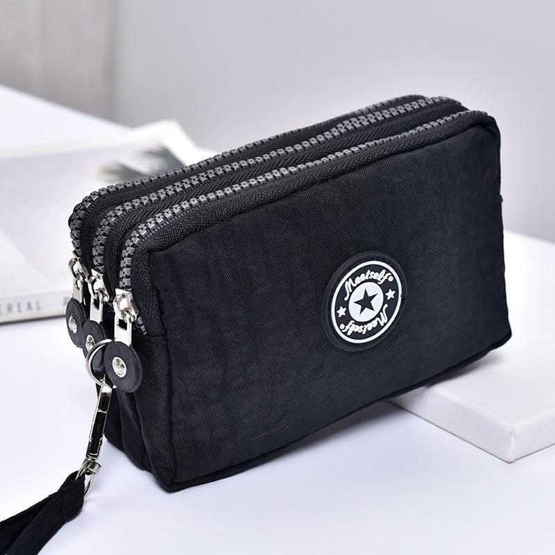 Casual Long Zippers Wallet Lightweight Coin Purse Clutch Bag