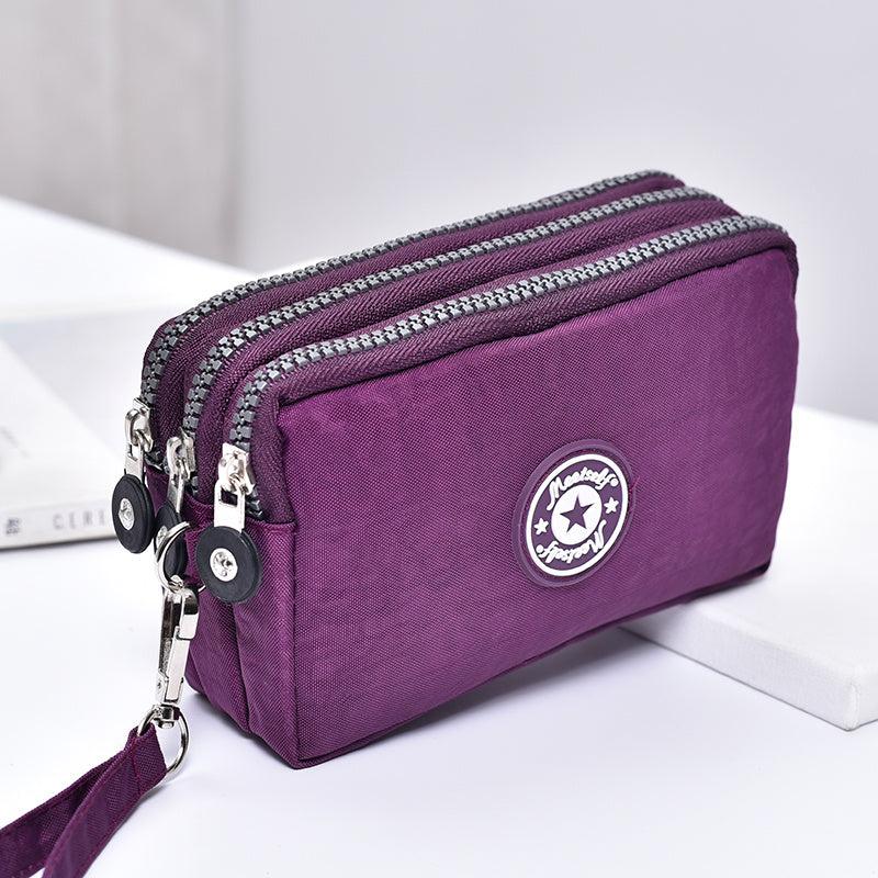Casual Long Zippers Wallet Lightweight Coin Purse Clutch Bag