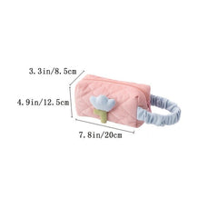 Portable Cosmetic Zipper Bag Travel Makeup Organizer Handbag