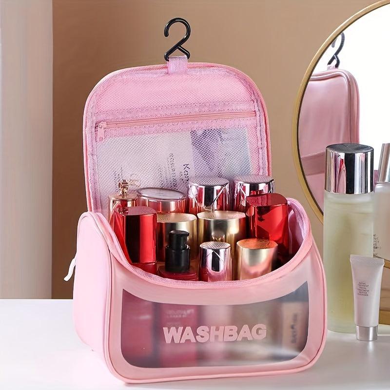 Women's Portable Makeup Zipper Bag Travel Toiletry Wash Bag
