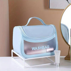 Women's Portable Makeup Zipper Bag Travel Toiletry Wash Bag