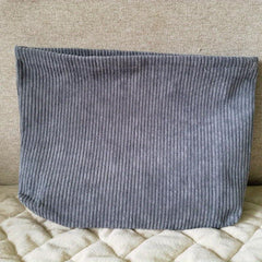 Corduroy Cosmetic Bag Zipper Makeup Bag Travel Accessory