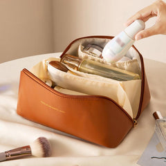 Waterproof Travel Cosmetic Bag Makeup Brush Storage Portable Zipper Toiletry