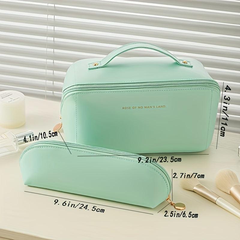 Travel Makeup Clutch Bag Zipper Portable Toiletry Wash Bag