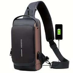 Anti-theft Motorcycle Chest Bag Nylon Men's Shoulder Bag