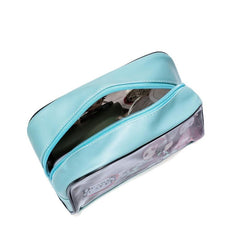 Anime Pattern Cosmetic Bag Travel Toiletry Zipper Makeup Pouch