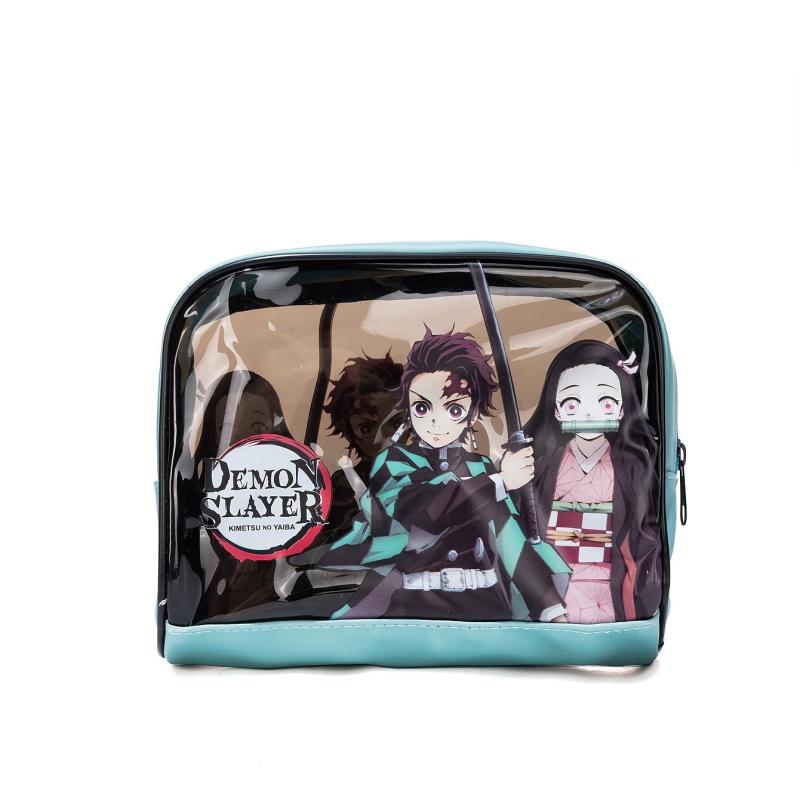 Anime Pattern Cosmetic Bag Travel Toiletry Zipper Makeup Pouch