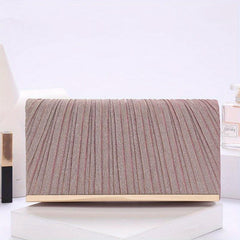 Glitter Square Clutch Wallet for Women's Evening Party