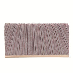 Glitter Square Clutch Wallet for Women's Evening Party