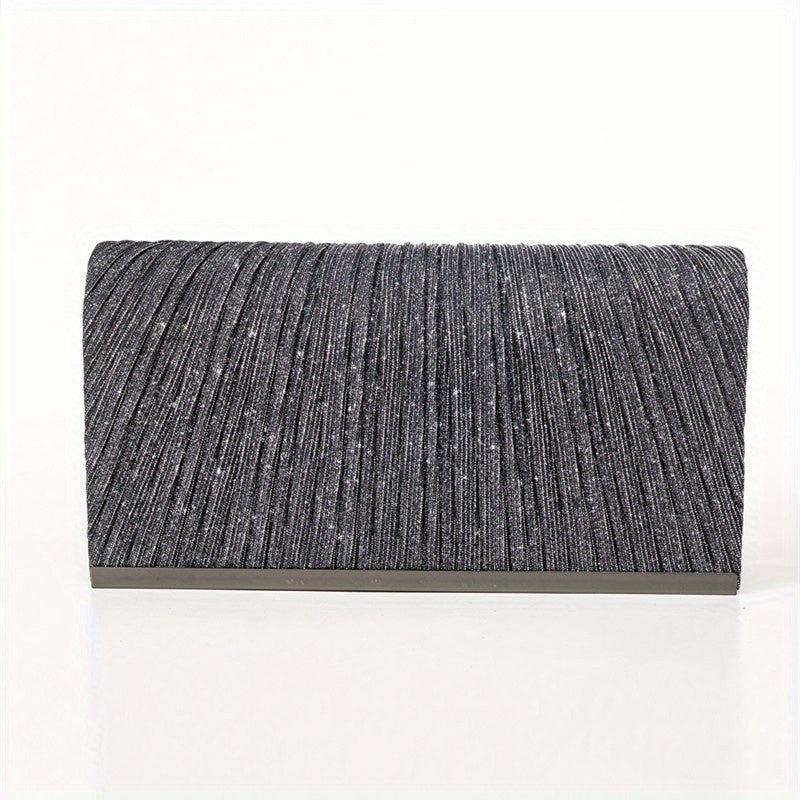 Glitter Square Clutch Wallet for Women's Evening Party