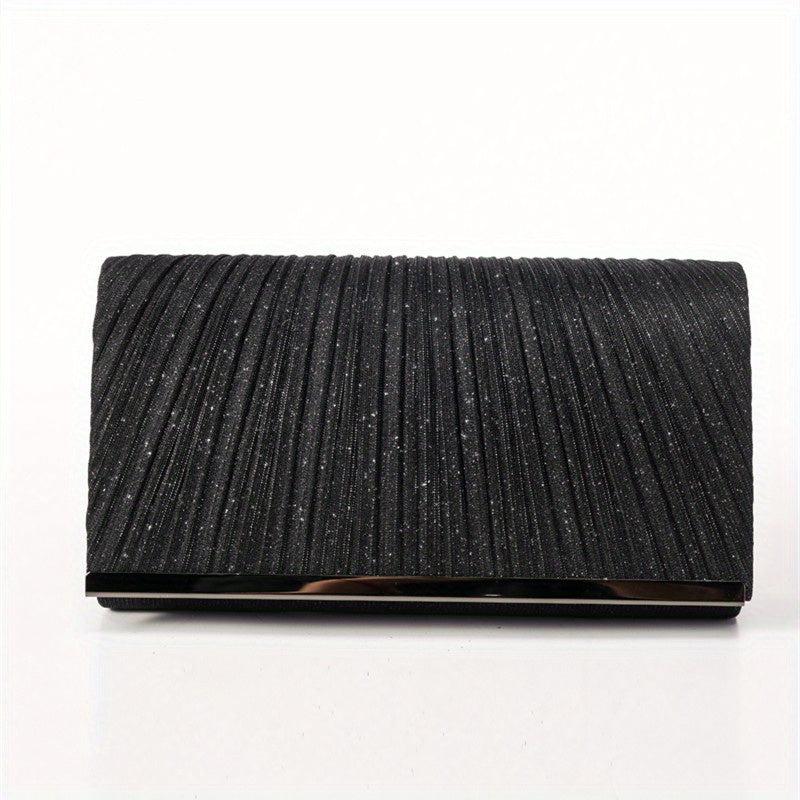 Glitter Square Clutch Wallet for Women's Evening Party