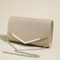 Glitter Square Bag Evening Party Chain Bag