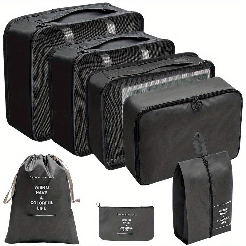 7pcs Travel Bag Sets Dustproof Luggage Bags