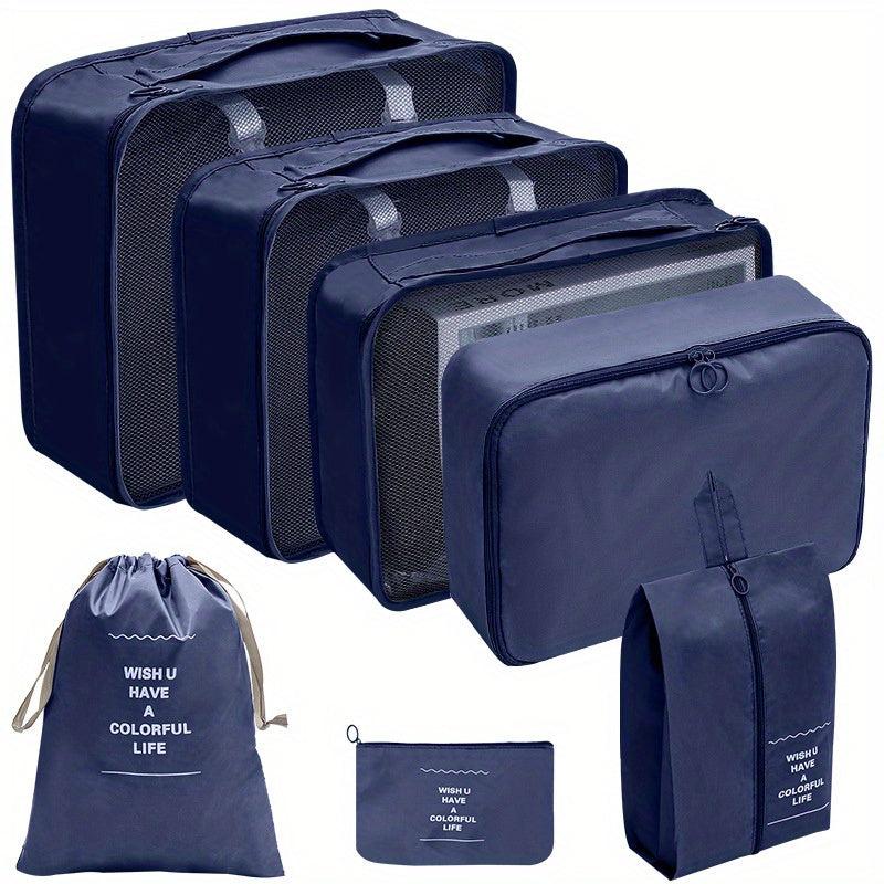 7pcs Travel Bag Sets Dustproof Luggage Bags