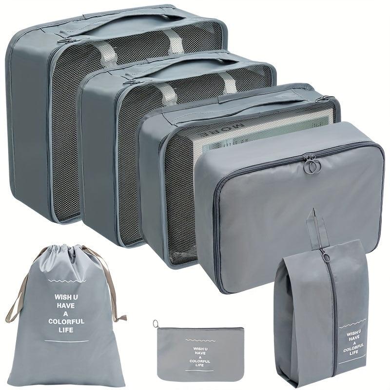 7pcs Travel Bag Sets Dustproof Luggage Bags
