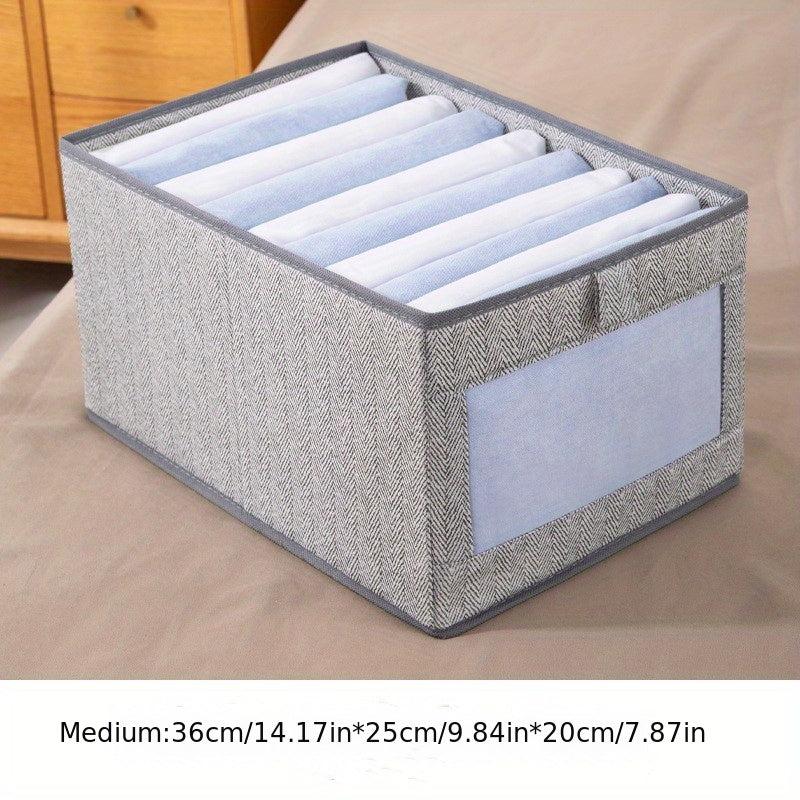 Lightweight Foldable Storage Box Clothes Organizer For Wardrobe