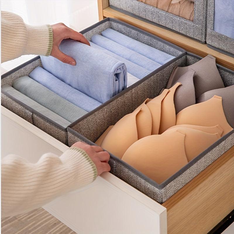 Lightweight Foldable Storage Box Clothes Organizer For Wardrobe