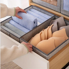 Lightweight Foldable Storage Box Clothes Organizer For Wardrobe