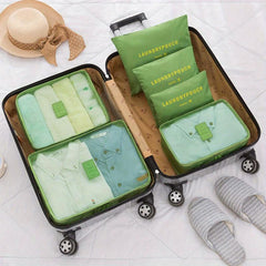 6Pcs Travel Storage Bag Set Clothes Packing Organizer Portable Luggage Organizer