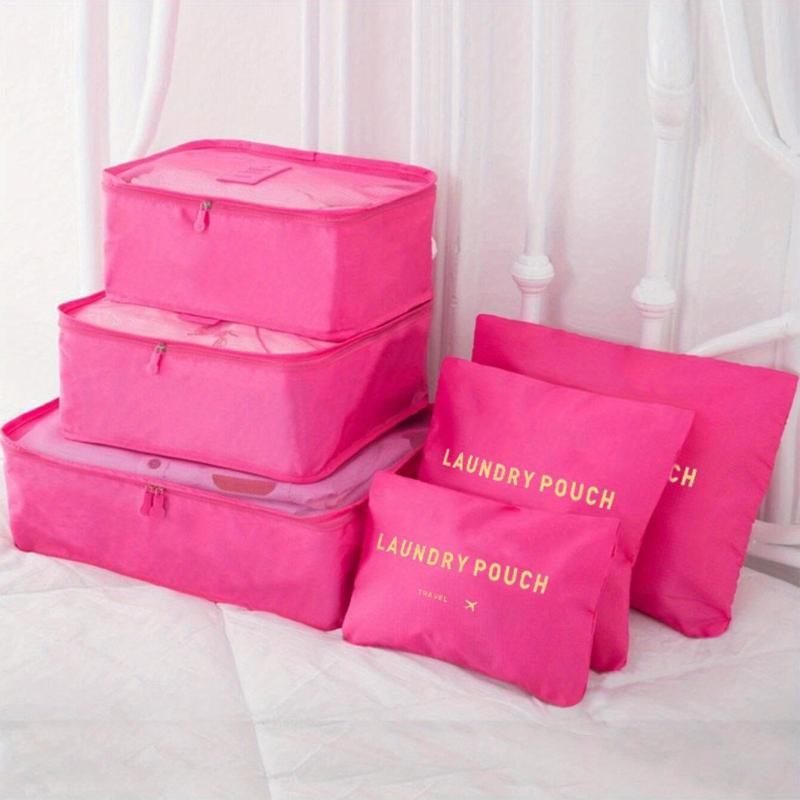6Pcs Travel Storage Bag Set Clothes Packing Organizer Portable Luggage Organizer